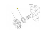 Caterpillar 428B Dichtung 4W5359 u.a. für 428C, 428D, 432D - Ansicht 3