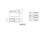 Caterpillar 427F2 Zahn 1,90 kg 6Y3222 u.a. für 430F2, 420F2, 422F2 - Ansicht 4