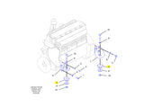 Caterpillar 416B Motorkissen 7C4349 u.a. für 428B - Ansicht 2