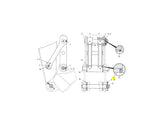 Caterpillar M318 Buchse 7Y3428 u.a. für 320, 322, 325 - Ansicht 3