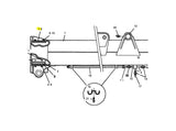 Caterpillar TH62 Unterlegscheibe 75 mm 897342 u.a. für TH63, TH82, TH83 - Ansicht 2