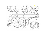 Caterpillar TH62 Laderarmschlitten 16,2 mm 8I3437 u.a. für TH63, TH82, TH83 - Ansicht 2