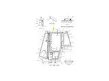 Caterpillar 428B Gasdruckdämpfer Fahrertür 8T7041 u.a. für 428, 436, 436B - Ansicht 4