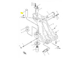 Caterpillar 428B Bolzen Rahmengruppe 9R8579 u.a. für 416B, 416C, 416D - Ansicht 3