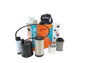 Kubota Filterpaket W21CK-00326 Service-Kit für U36-4 / KX037-4 mit allen Filtern und Dichtungen