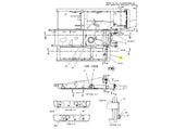 Original Caterpillar M313C Stoßstange 195-9401 u.a. für M315C, M316C, M318C - Ansicht 4