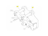 Original Caterpillar 301.4C Bolzen 361-1158 u.a. für 301.7D - Ansicht 3