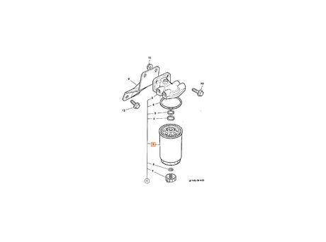 JCB Kraftstofffilter 32/912001 für 2150, 407BZX – Bild 5