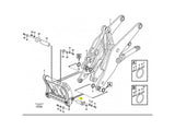 Volvo L220E Bolzen VOE11108622 u.a. für L220F, L220G, L220D – Ansicht 3