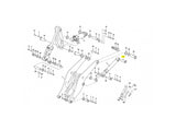 Volvo L220E Bolzen VOE11154135 u.a. für L220F, L220G, L220D – Ansicht 3