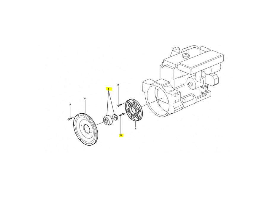 Volvo EC160 Kupplung VOE14371024 u.a. für EW140, EW160 – Ansicht 1