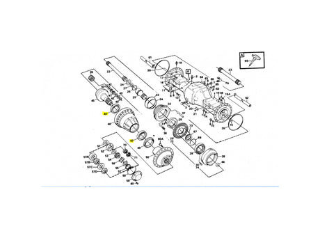 Volvo L110E Rollenlager VOE184836 u.a. für L120, L150, L180 – Ansicht 6