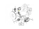 Volvo A25E Keilriemenspanner VOE21422765 u.a. für A30D, A35F, EC340D – Ansicht 3