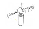 Original Volvo A20C Ölfilter VOE17535679 u.a. für A25C, A30, A30C
