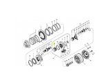 Volvo EC210B Zahnrad VOE711734280 u.a. für EC240, EC240B, EC240C – Ansicht 2