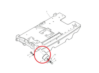 Bomag Gummipuffer 06127525 für BPR 25/40 | BPR 35/42 | BPR 35/60 | BPR 40/60
