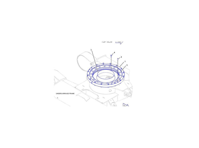 Premium Line Caterpillar Drehkranz 2131517 Sonstige Ersatzteil