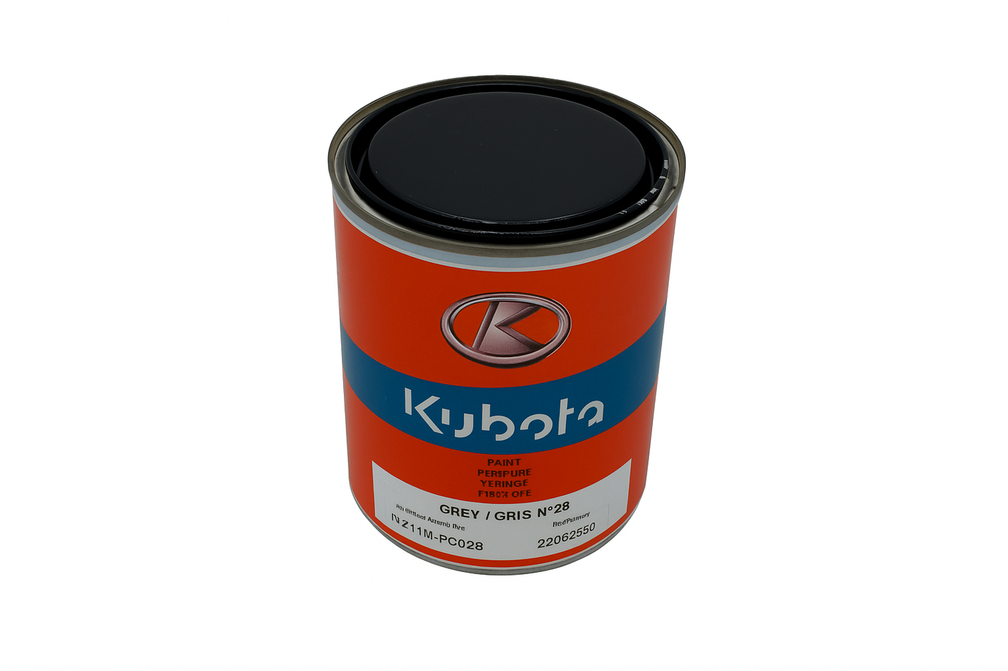 Original Kubota Farbdose Grau 1Kg W21US-PC028