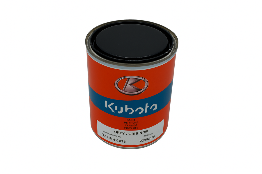 Kubota Original Kubota Farbdose Grau 1Kg W21US-PC028 Lack- & Sprayfarbe Ersatzteil