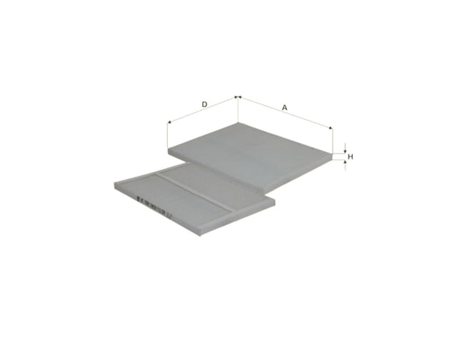 Original Fil Filter Innenraumfilterelement HC7006
