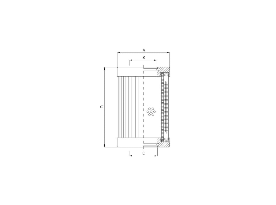 Original FILTREC Filterelement für Druckfilter D660G25B