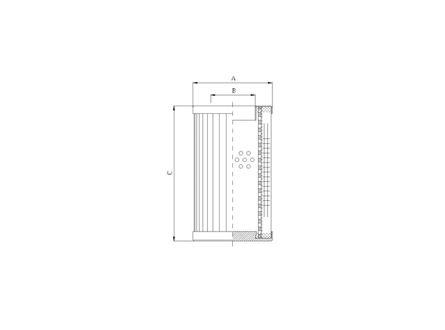 Original FILTREC Filterelement für Druckfilter DMD0045W40B