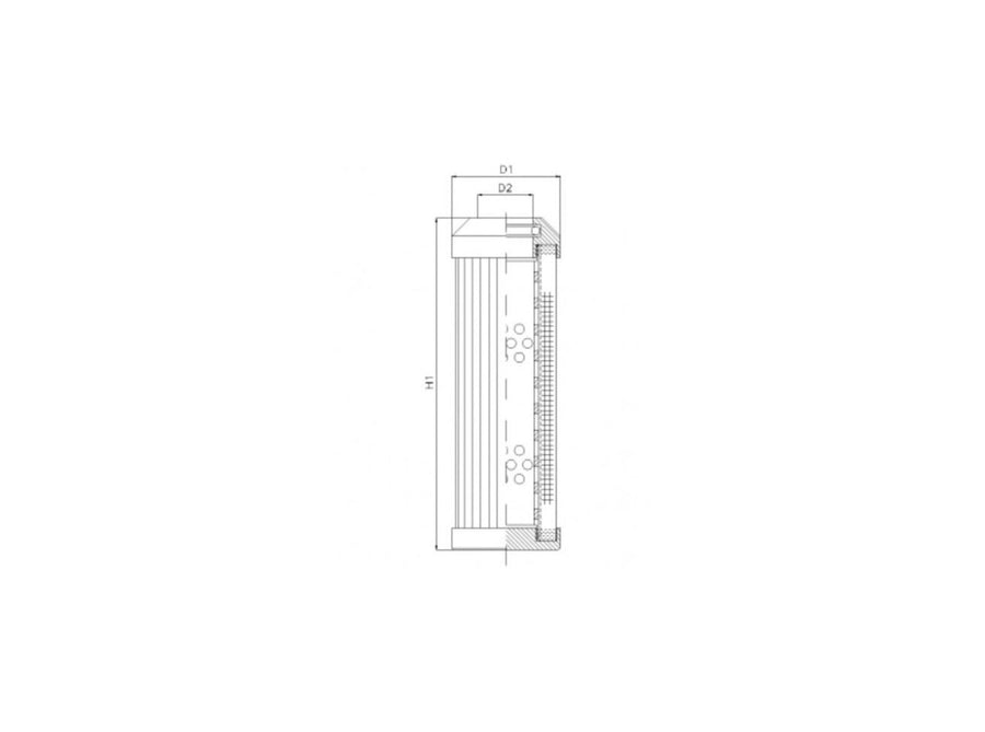 Original FILTREC Filterelement für Druckfilter DMD125F03B