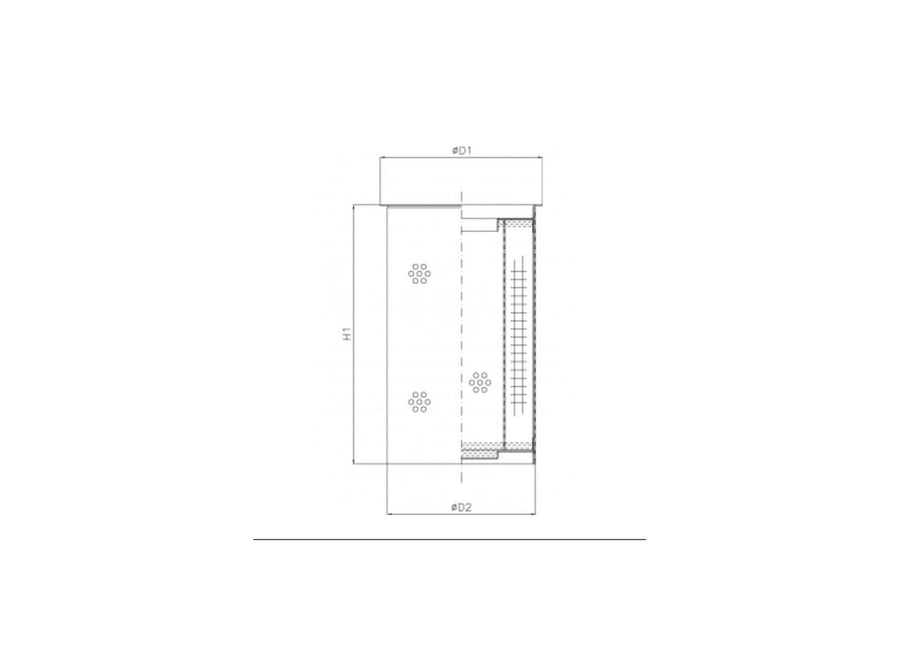 Original FILTREC Filterelement für Rücklauffilter R102G10C