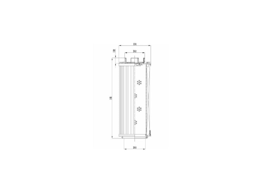 Original FILTREC Filterelement für Rücklauffilter RHR1300S50B0/AB1