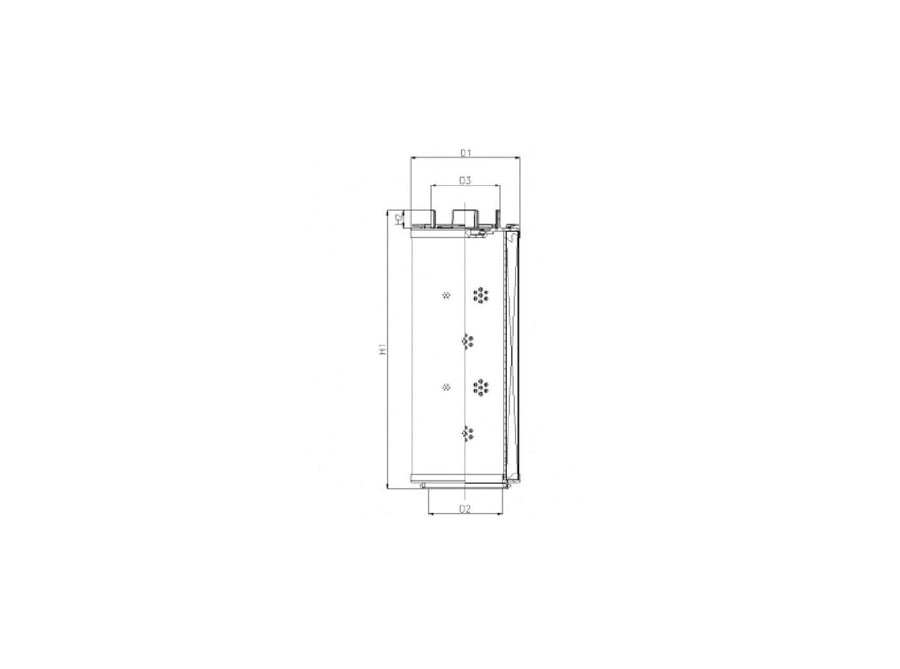 Original FILTREC Filterelement für Rücklauffilter RHR60N10B3/AB1