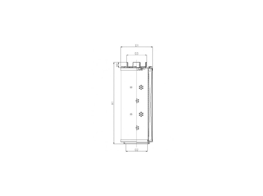 Original FILTREC Filterelement für Rücklauffilter RHR60S100B3/AB1