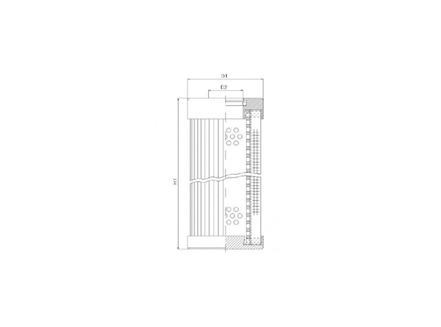 Original FILTREC Hydraulikfilterelement (Druckfilter) XD160T100B