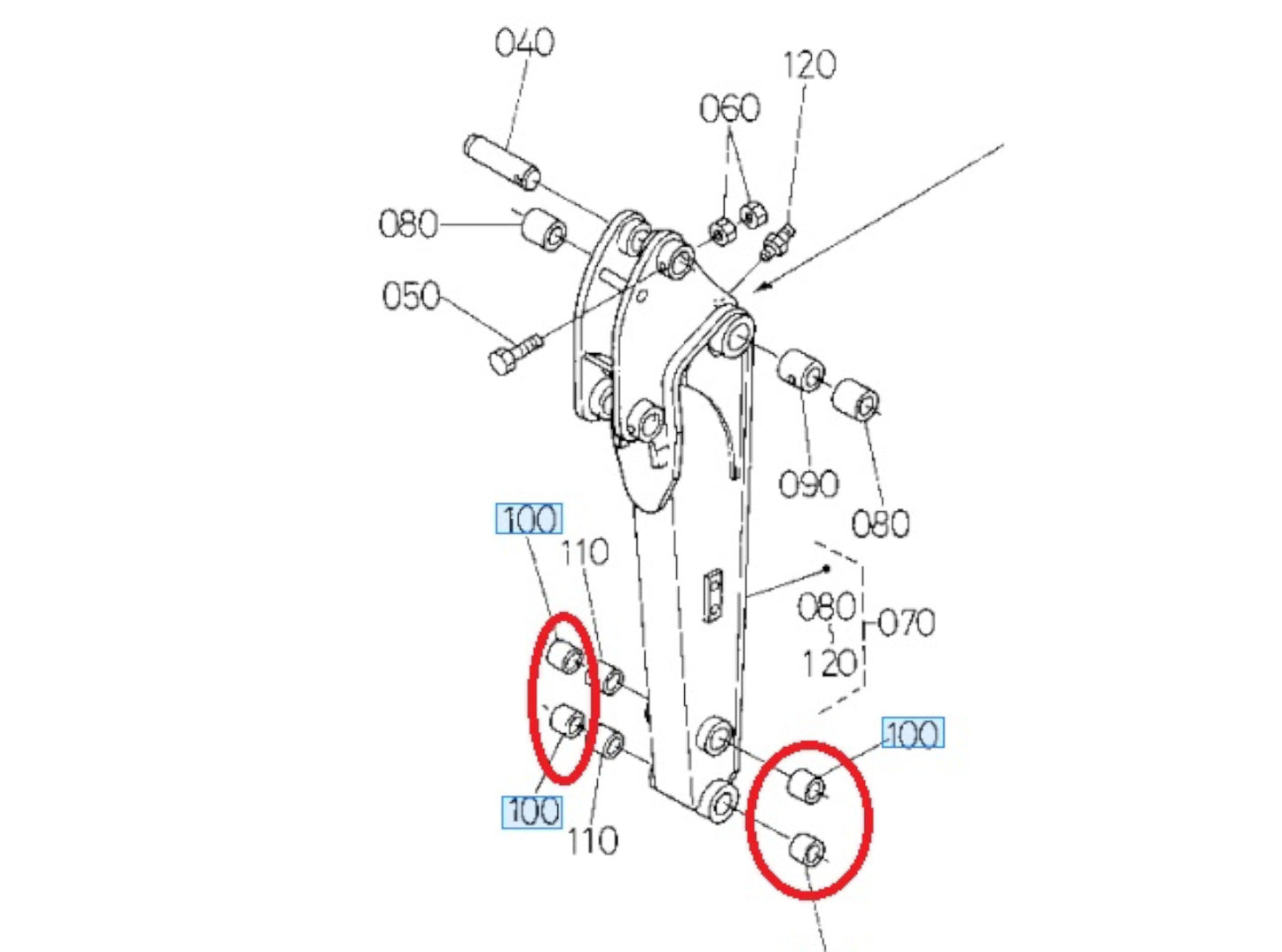 Original Kubota BUCHSE RC10166653