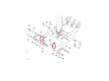 Kubota Original Kubota Staubdichtung RG24676530 Dichtung Ersatzteil