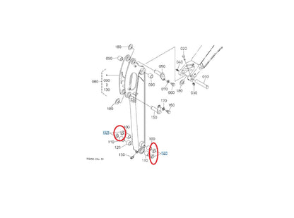 Original Kubota Staubdichtung RG24676530