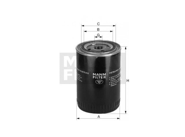 Original MANN-FILTER Wechselfilter W 12 205