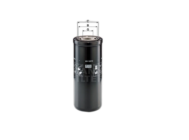 Original MANN-FILTER Wechselfilter WH 1257/5