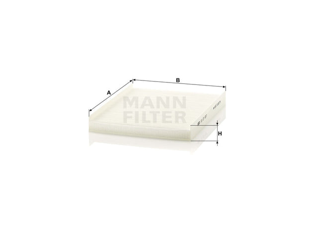 Original MANN-FILTER Innenraumfilterelement CU 27 007