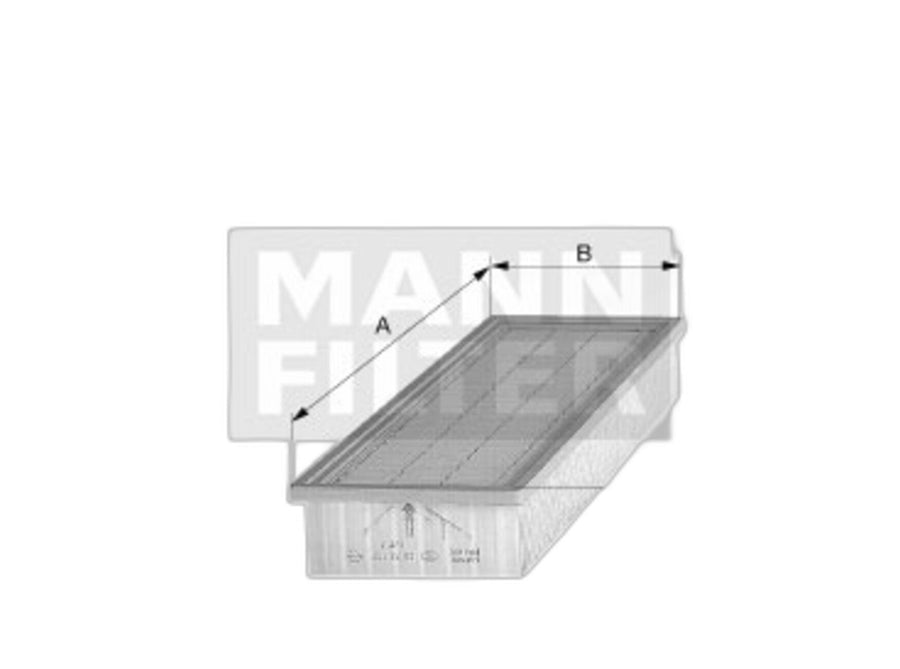 Original MANN-FILTER Innenraumfilterelement (Aktivkohle) CUK 3038