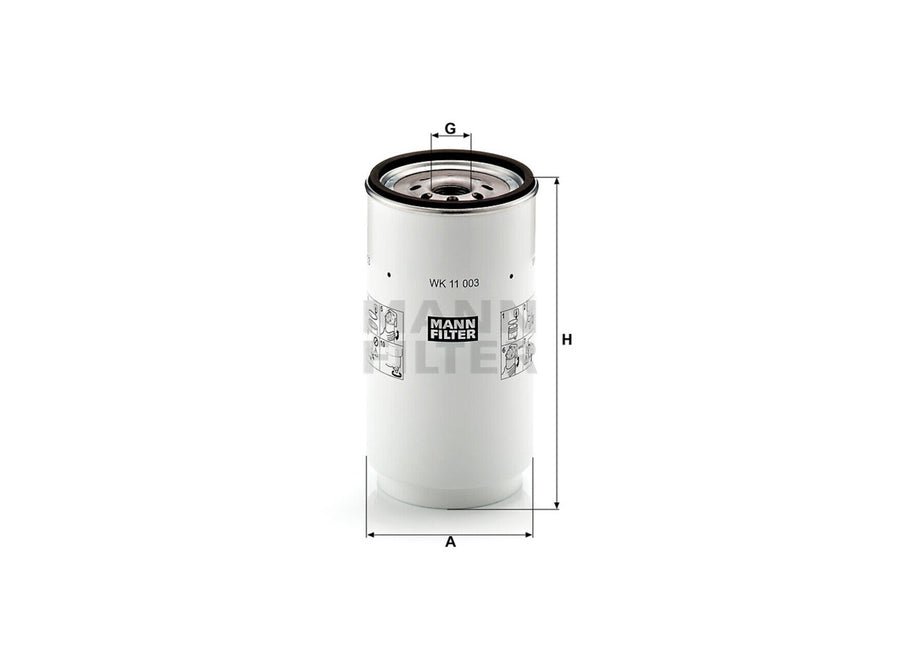 Original MANN-FILTER Kraftstofffilter SpinOn WK 11 003 z