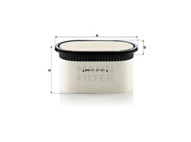 Original MANN-FILTER Luftfilterelement (CompacPlus) CP 29 550