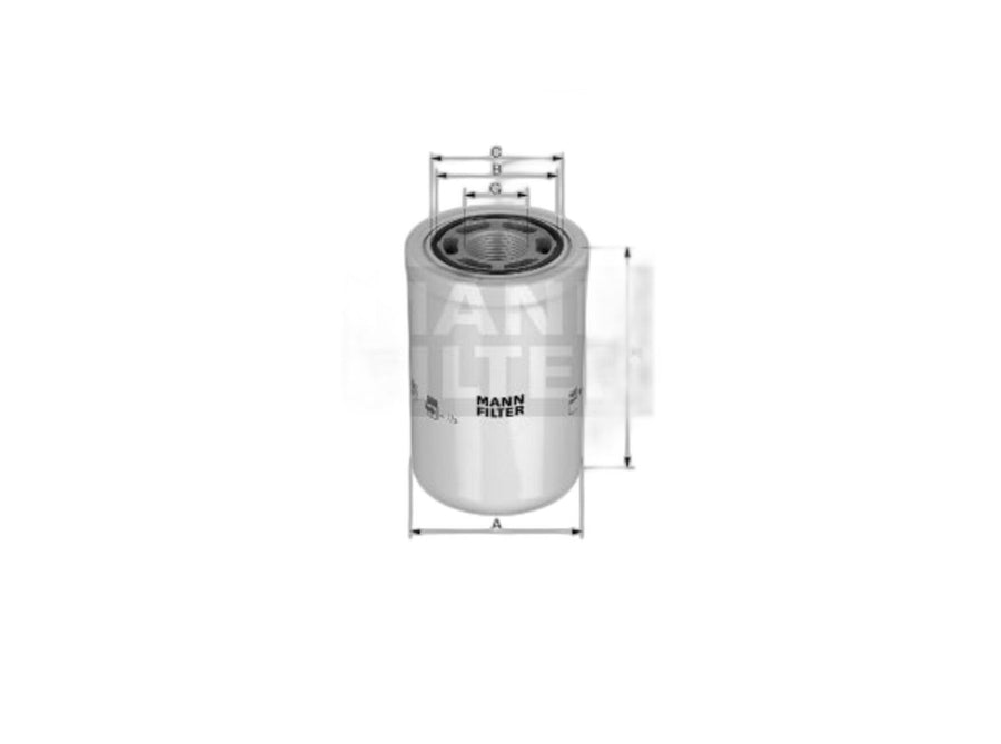 Original MANN-FILTER Luftfilter SpinOn W 10 010