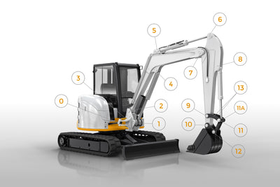 Caterpillar 305.5D Bolzen-/Buchsensatz – Reparatursatz Minibagger