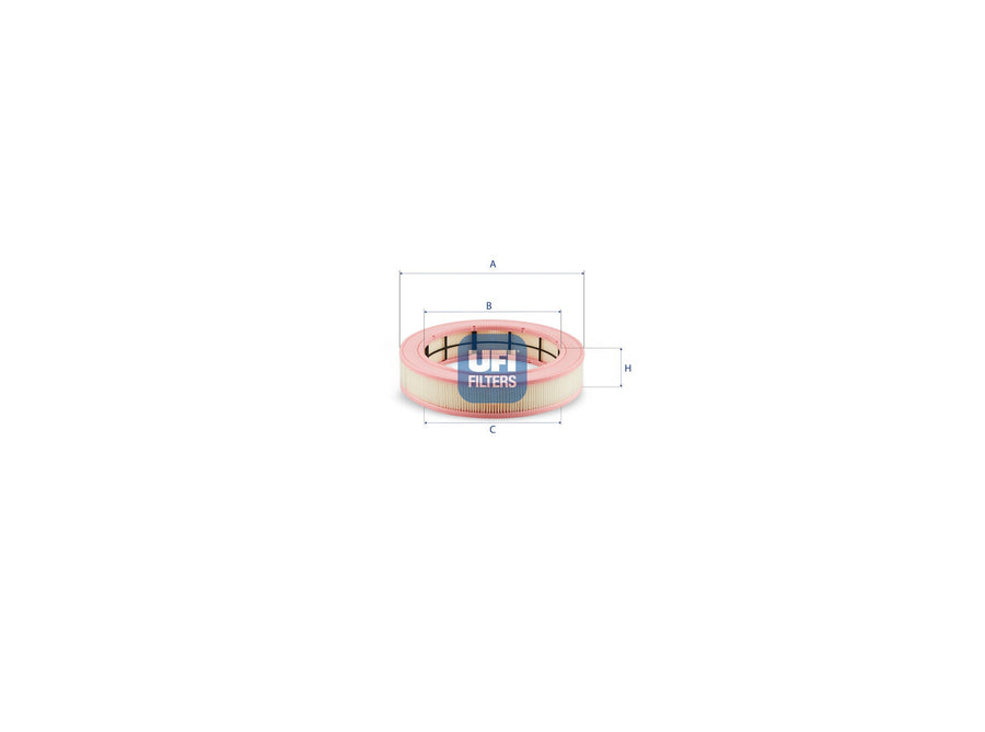 Original UFI Filters Innenraumfilterelement 53.488.00