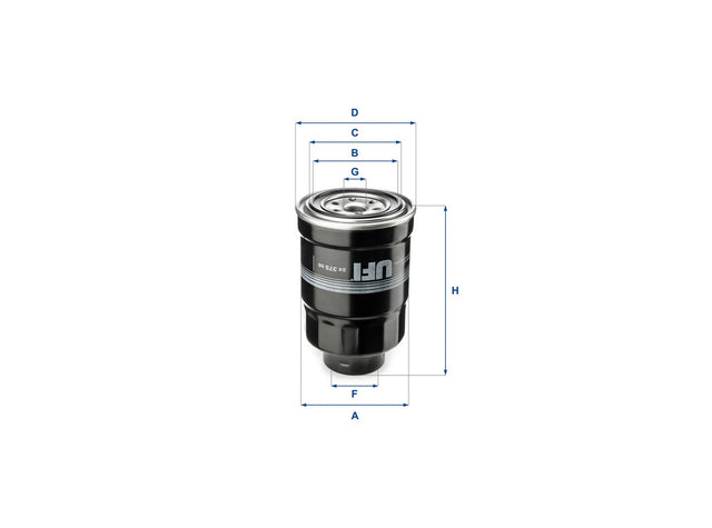 Original UFI Filters Kraftstofffilterelement 24.375.00