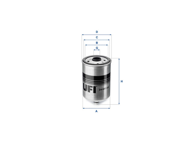 Original UFI Filters Kraftstofffilterelement 24.441.00