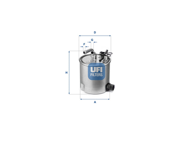 Original UFI Filters Kraftstofffilterelement 55.394.00