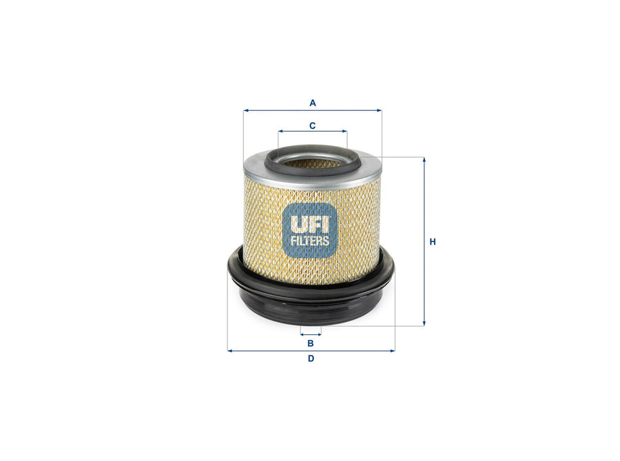 Original UFI Filters Luftfilterelement 27.989.00
