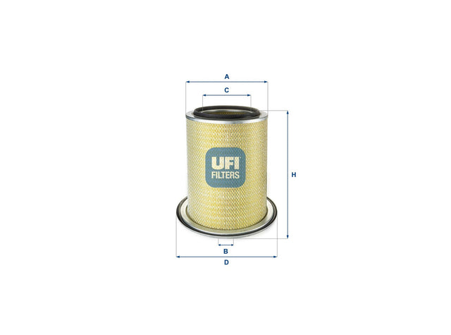 Original UFI Filters Luftfilterelement 27.A24.00