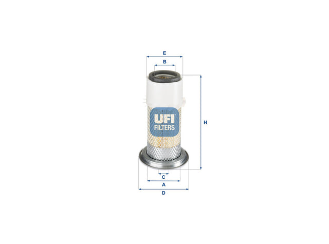 Original UFI Filters Luftfilterelement 27.D01.00